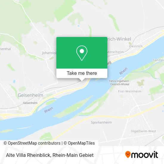 Карта Alte Villa Rheinblick