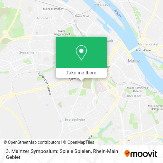 Карта 3. Mainzer Symposium: Spiele Spielen