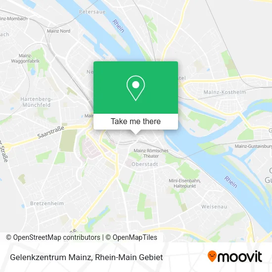 Карта Gelenkzentrum Mainz