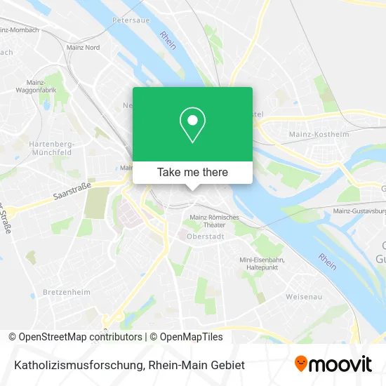 Карта Katholizismusforschung
