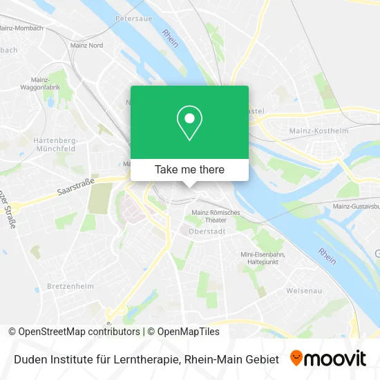 Карта Duden Institute für Lerntherapie