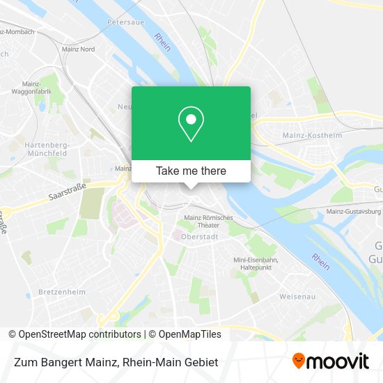 Карта Zum Bangert Mainz