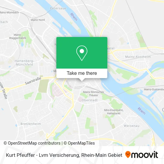 Карта Kurt Pfeuffer - Lvm Versicherung