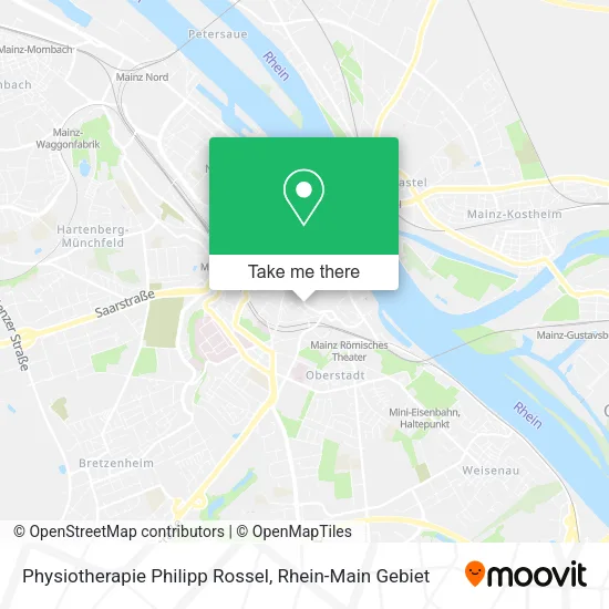Карта Physiotherapie Philipp Rossel