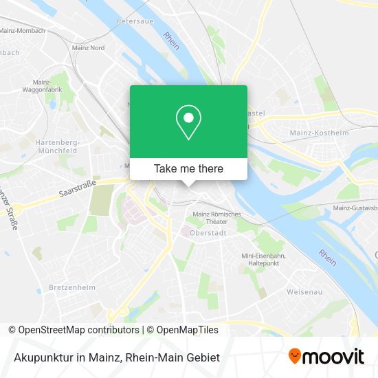 Карта Akupunktur in Mainz