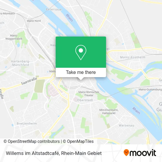 Карта Willems im Altstadtcafé