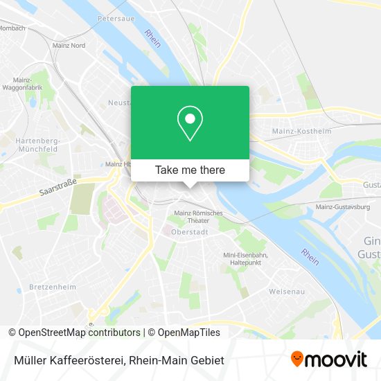 Карта Müller Kaffeerösterei