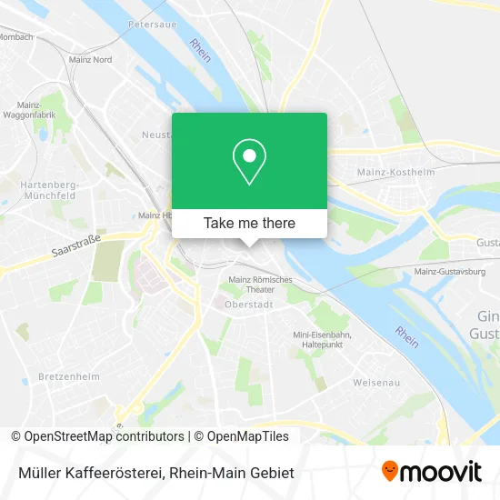 Карта Müller Kaffeerösterei