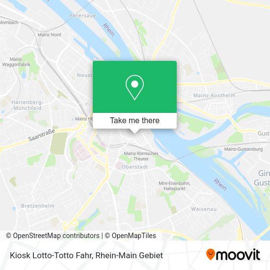 Карта Kiosk Lotto-Totto Fahr