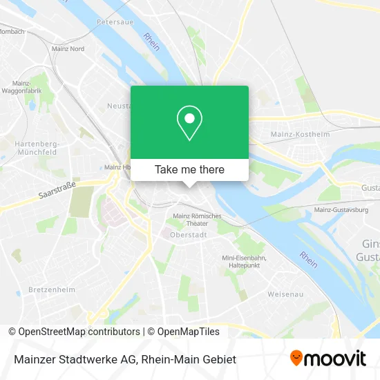 Карта Mainzer Stadtwerke AG