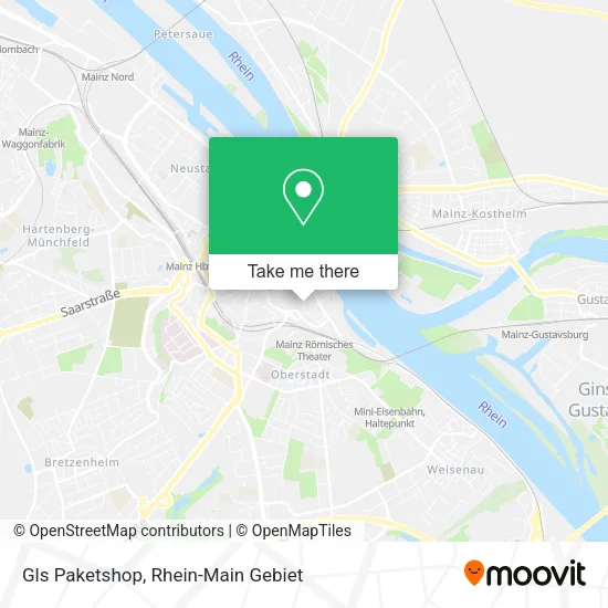 Карта Gls Paketshop