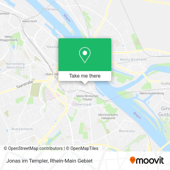 Карта Jonas im Templer