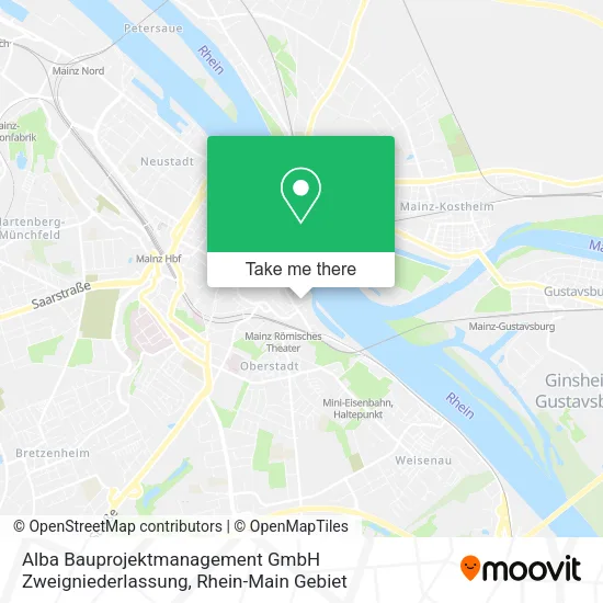 Карта Alba Bauprojektmanagement GmbH Zweigniederlassung