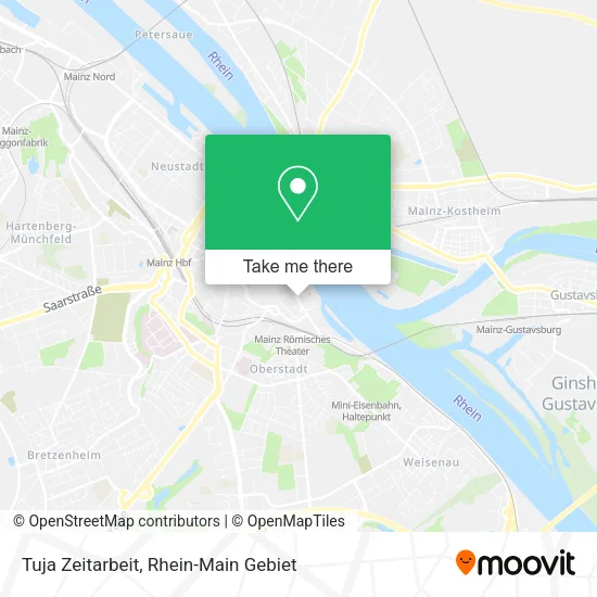 Карта Tuja Zeitarbeit