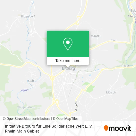 Карта Initiative Bitburg für Eine Solidarische Welt E. V