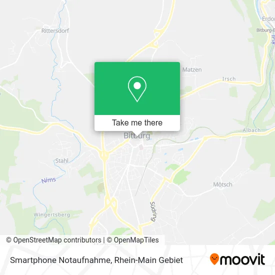 Карта Smartphone Notaufnahme