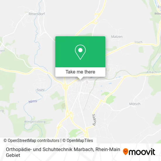 Карта Orthopädie- und Schuhtechnik Marbach