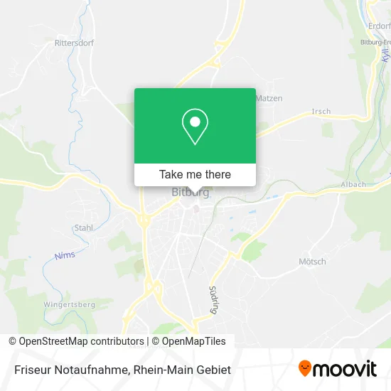 Карта Friseur Notaufnahme