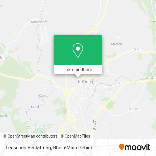 Карта Leuschen Bestattung
