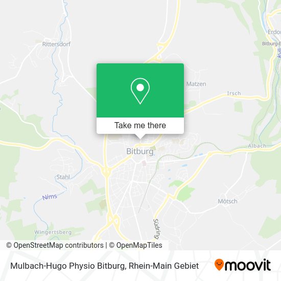 Карта Mulbach-Hugo Physio Bitburg