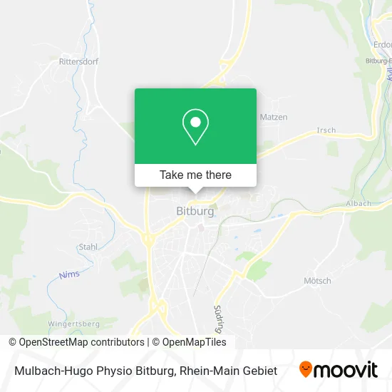 Карта Mulbach-Hugo Physio Bitburg