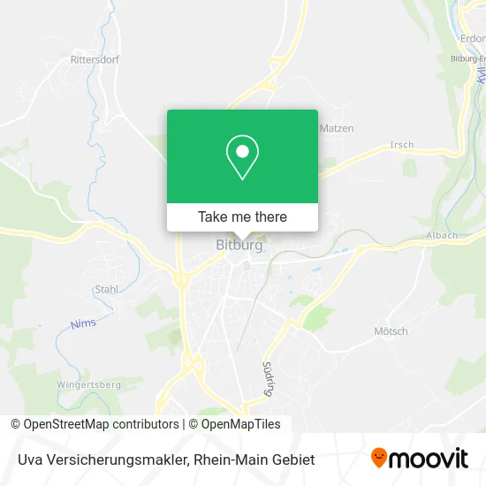 Карта Uva Versicherungsmakler