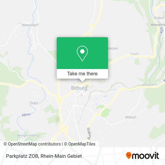 Карта Parkplatz ZOB