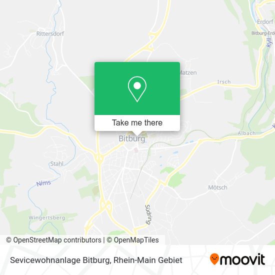 Карта Sevicewohnanlage Bitburg