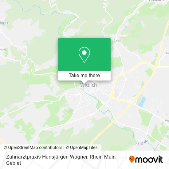 Карта Zahnarztpraxis Hansjürgen Wagner