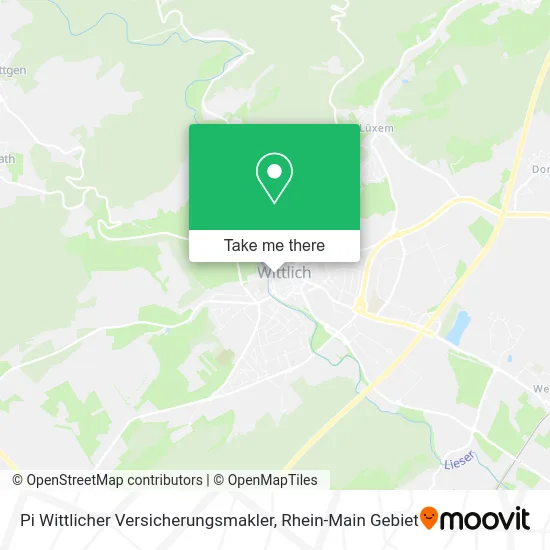 Карта Pi Wittlicher Versicherungsmakler