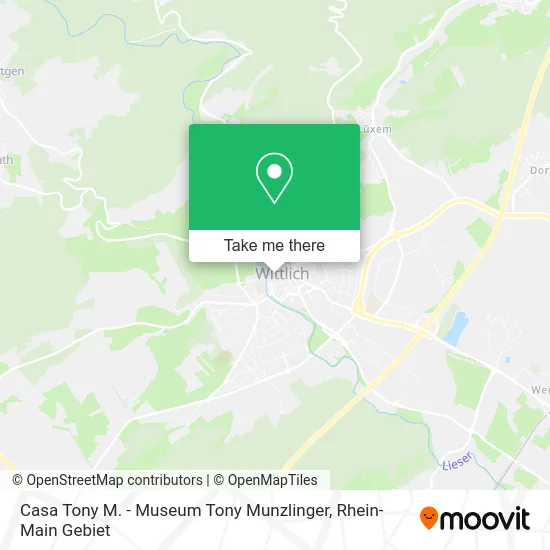 Casa Tony M. - Museum Tony Munzlinger map