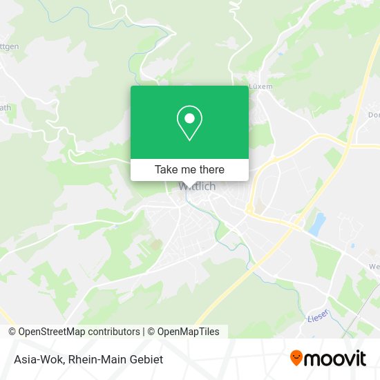 Карта Asia-Wok