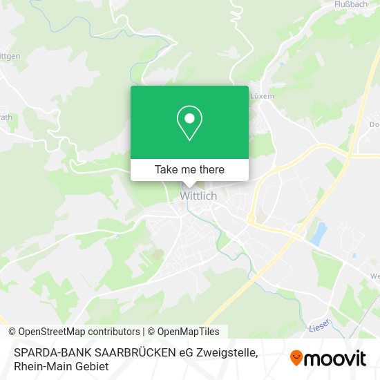 Карта SPARDA-BANK SAARBRÜCKEN eG Zweigstelle