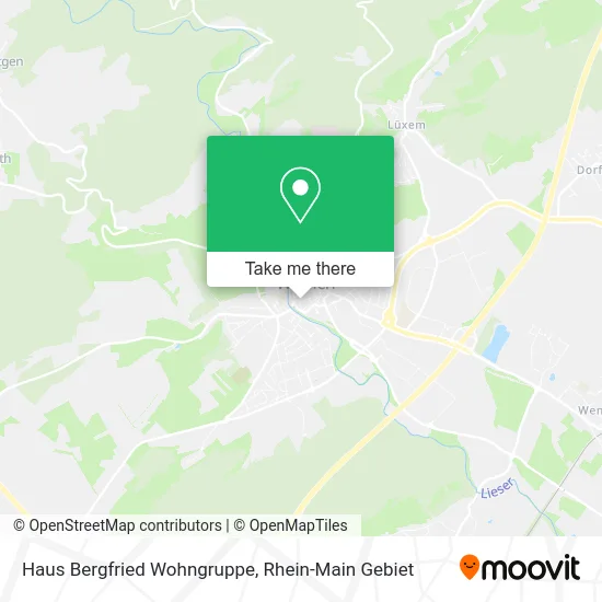 Карта Haus Bergfried Wohngruppe