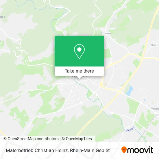 Карта Malerbetrieb Christian Heinz