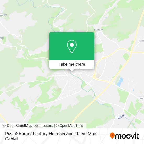 Карта Pizza&Burger Factory-Heimservice
