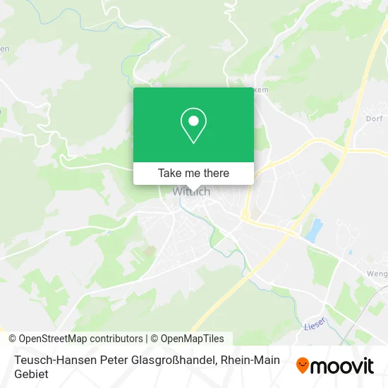 Карта Teusch-Hansen Peter Glasgroßhandel