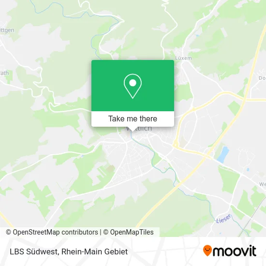 Карта LBS Südwest
