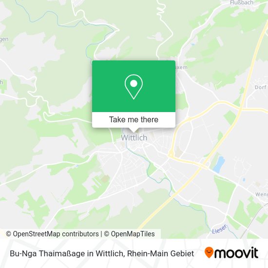 Карта Bu-Nga Thaimaßage in Wittlich