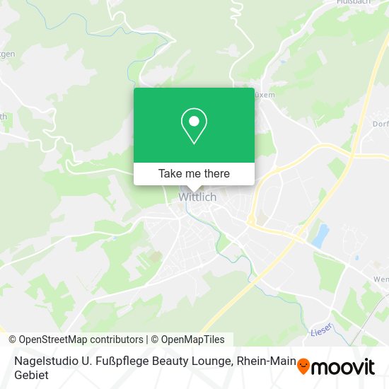 Карта Nagelstudio U. Fußpflege Beauty Lounge