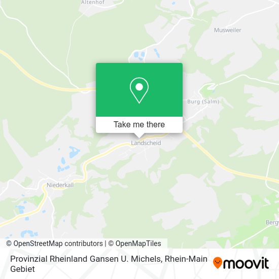 Карта Provinzial Rheinland Gansen U. Michels