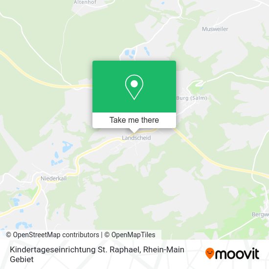 Карта Kindertageseinrichtung St. Raphael