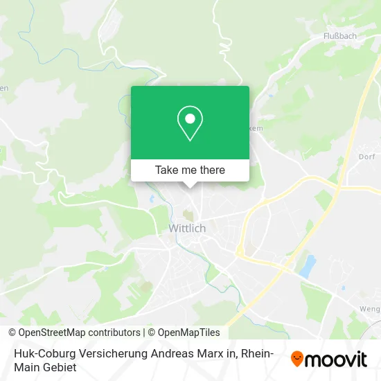 Карта Huk-Coburg Versicherung Andreas Marx in