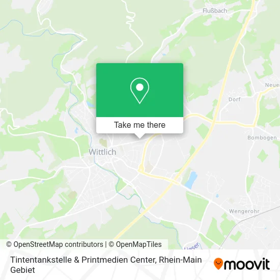 Карта Tintentankstelle & Printmedien Center