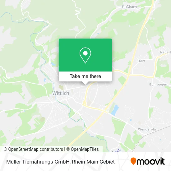 Карта Müller Tiernahrungs-GmbH