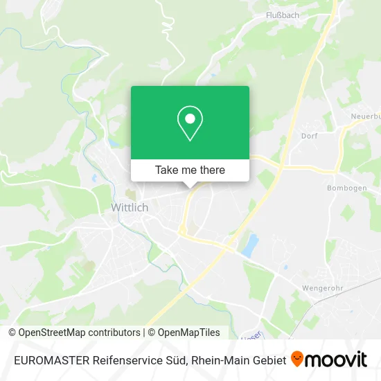 Карта EUROMASTER Reifenservice Süd