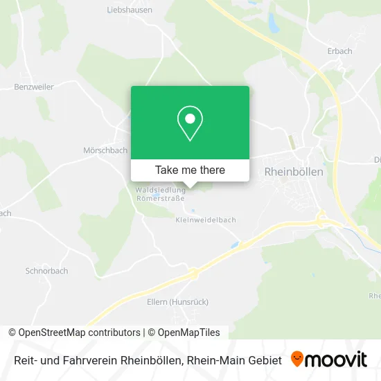 Карта Reit- und Fahrverein Rheinböllen