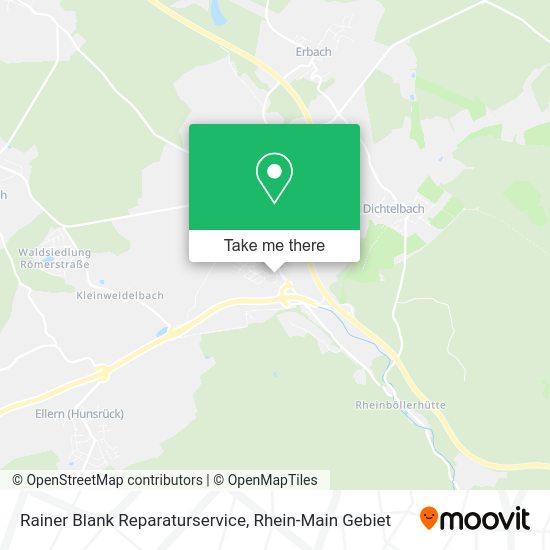 Карта Rainer Blank Reparaturservice