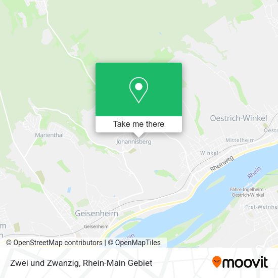 Карта Zwei und Zwanzig