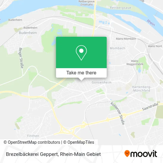 Карта Brezelbäckerei Geppert